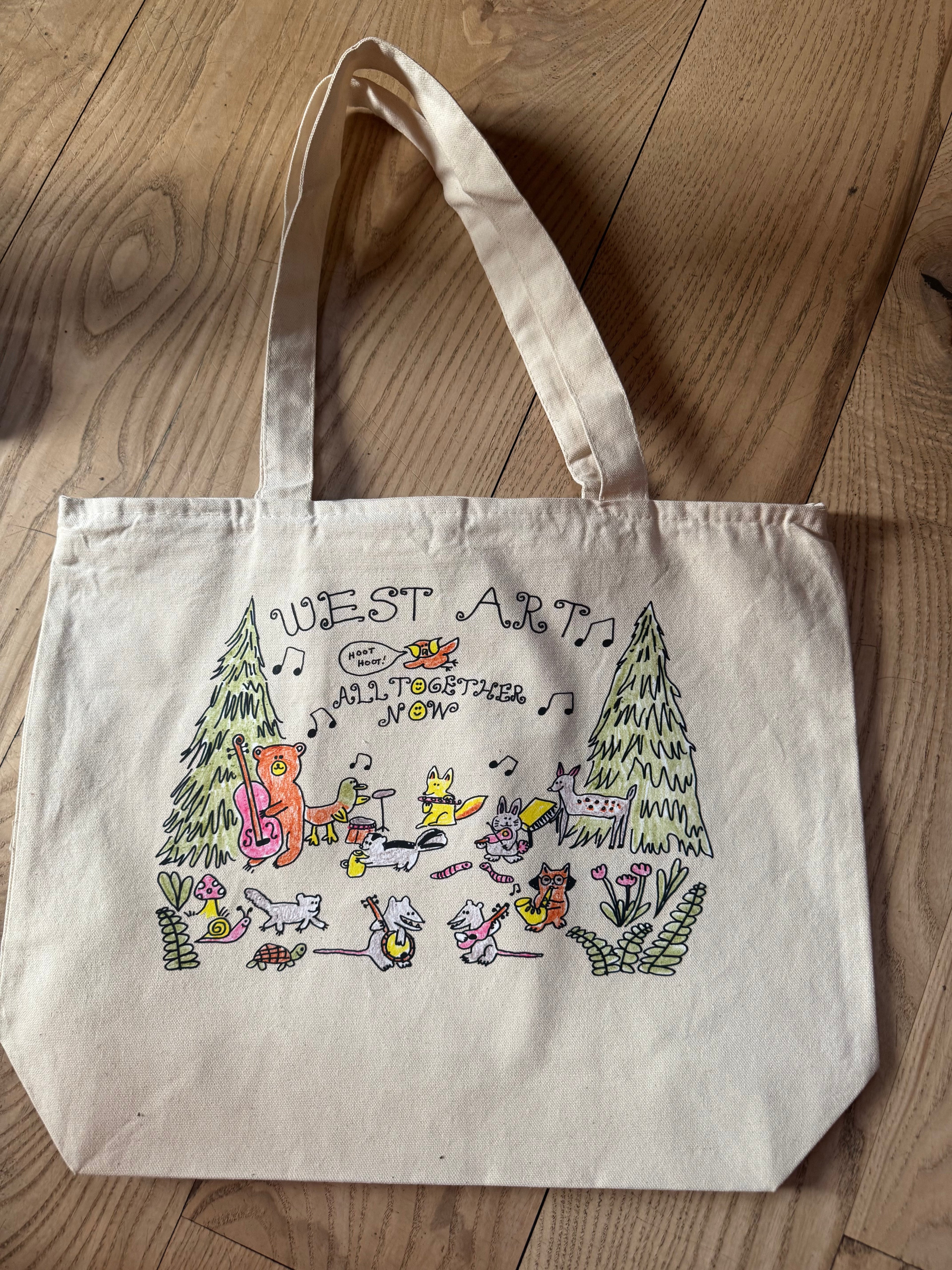 West Art x Sandwitch Shop Canvas Tote