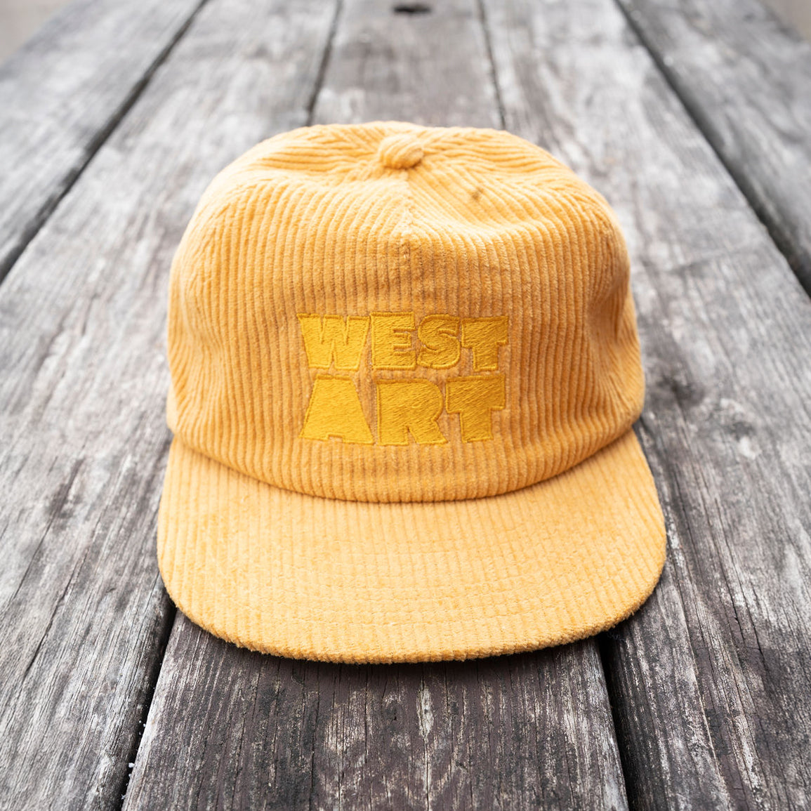 Corduroy Cap – Mustard & Gold
